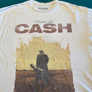 Johnny Cash “ Walk The Line “ T-Shirt , M , $15